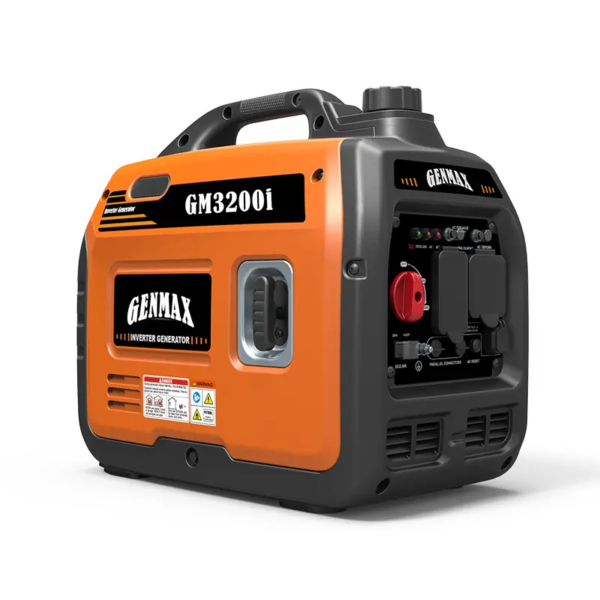 GENMAX 3200 Watt Dual Fuel Electric Start Inverter Generator with Super Quiet 145Cc Engine