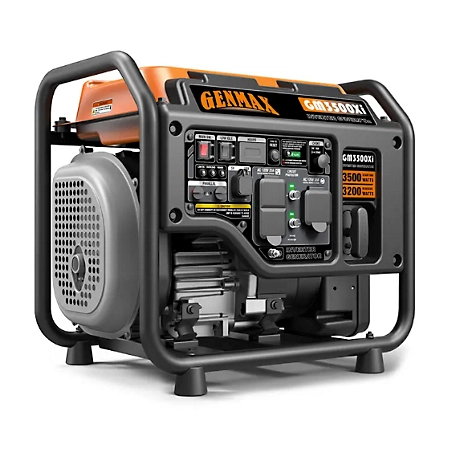 GENMAX 3200 Watt Gasoline Powered Inverter Generator with Super Quiet 312 Cc Engine