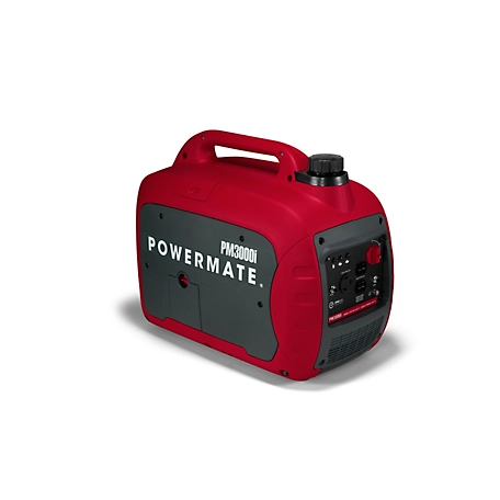 Powermate 2300 Watt Gasoline Powered PM3000i Portable Inverter Generator 50 State