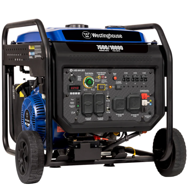 Westinghouse 10,000 Watt Portable Inverter Generator Gas Powered Remote Start with CO Sensor