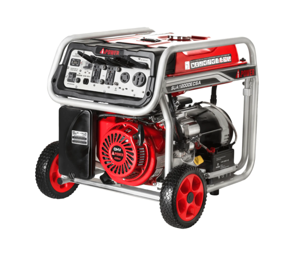 A iPower 12000 Watt Gasoline Powered Portable Generator