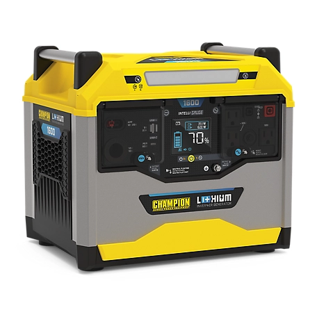 Champion Power Equipment 1638Wh 3200 1600Watt Lithium Ion Solar Generator Portable Power Station