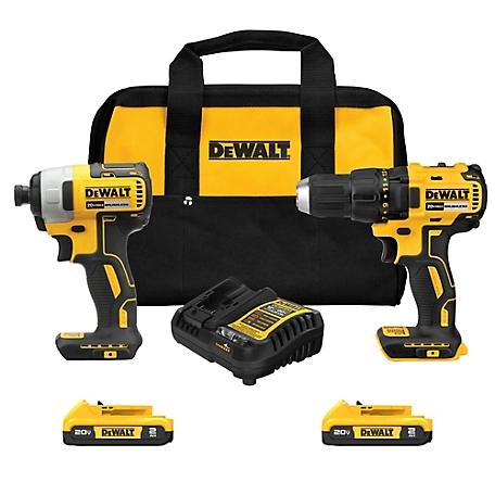 DeWALT 20V Max Brushless Drill Impact Combo Kit