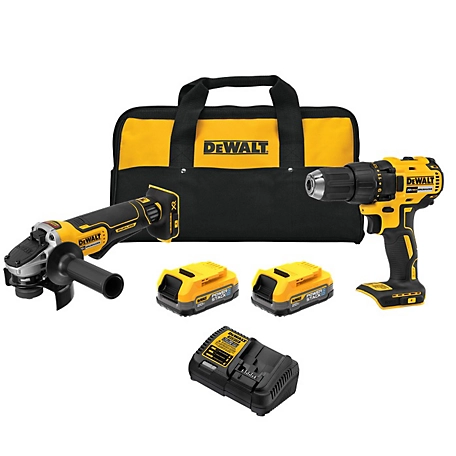 DeWALT DCK231E2 20V Brushless Drill and Grinder Combo Tool Kit