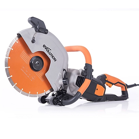 Evolution 12 in Corded Concrete Saw with Dust Control