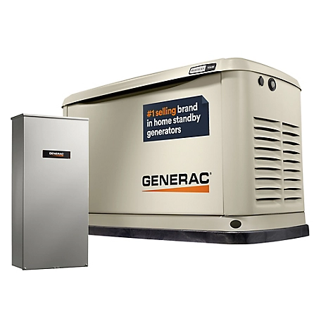 Generac Guardian 18kW Whole Home Standby Generator with 200A Transfer Switch Wi Fi enabled