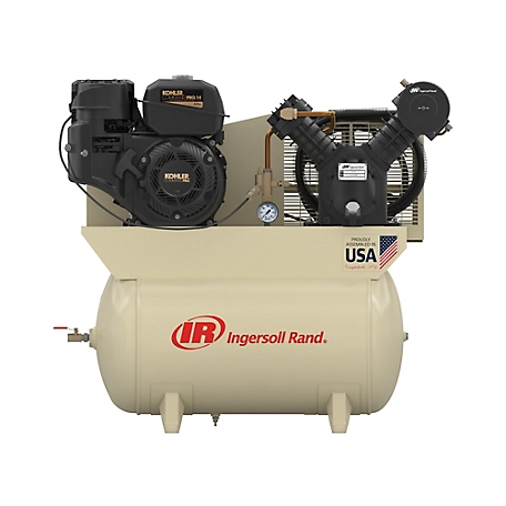 Ingersoll Rand 14 HP Kohler Gas 30 gal Truck Mount Air Compressor