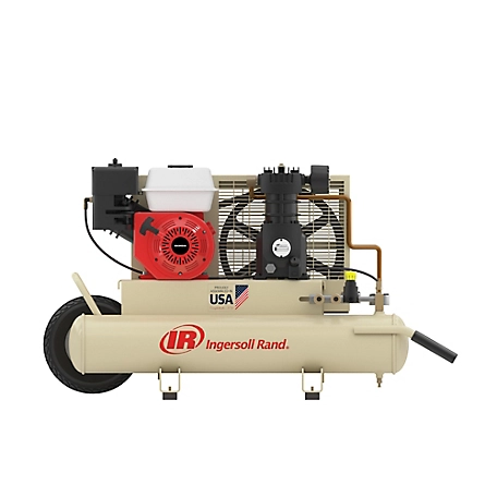 Ingersoll Rand 5 1 2 HP 8 gal Gas Wheelbarrow Air Compressor