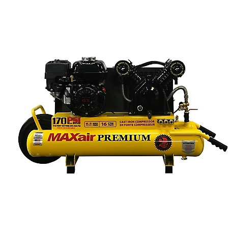 MAXair 6 5 HP 10 gal Twin Tank Wheelbarrow Air Compressor