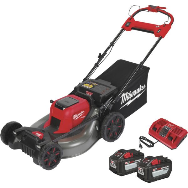 Milwaukee M18 FUEL Self-Propelled Dual Battery Cordless Lawn Mower Kit 21in