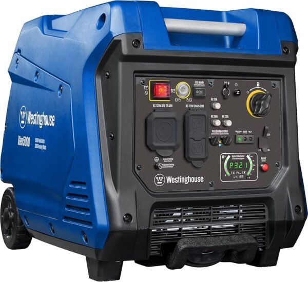 Westinghouse 5000 Watt Gasoline Powered Portable Inverter Generator with RV Outlet and Remote Start