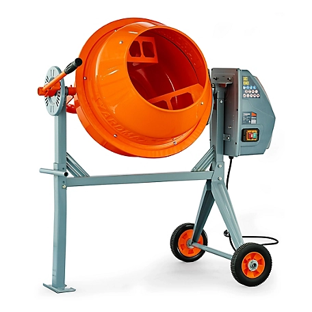 YARDMAX 4 0 cu ft Concrete Mixer with 0 67 HP Electric Motor