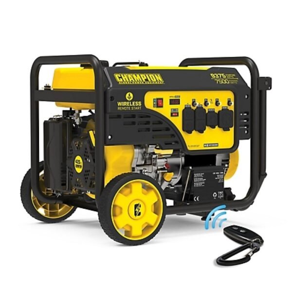 Champion Power Equipment 7500 Watt Gasoline Powered Portable Generator with Wireless Remote Start