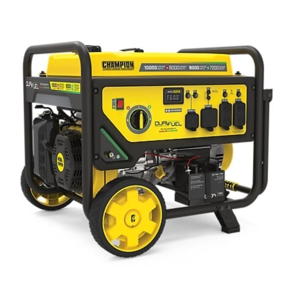 Champion Power Equipment 8000 Watt Dual Fuel Portable Generator with Electric Start