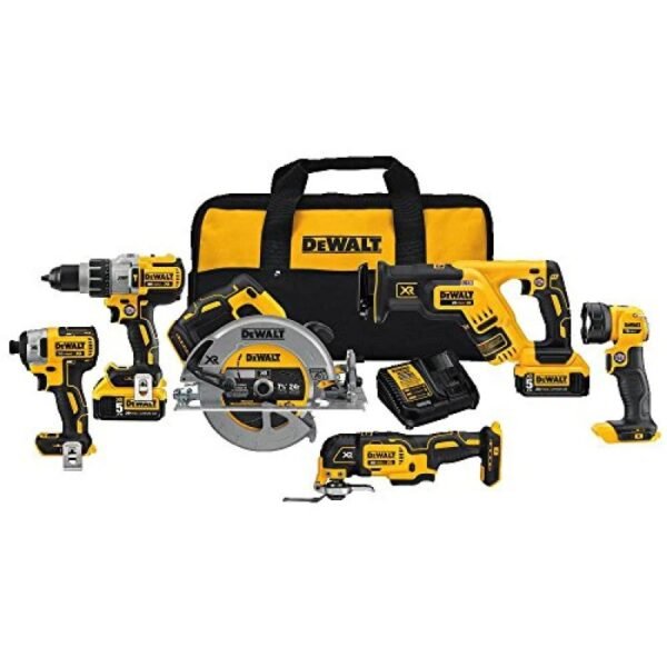 DEWALT 20V MAX Power Tool Combo Kit 6 Tool Cordless Power Tool Set with 2 Batteries and Charger DCK694P2