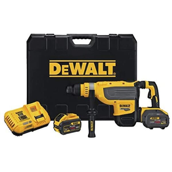 DEWALT Flexvolt 60V MAX 1 7 8 Inch SDS MAX Rotary Hammer Kit DCH733X2