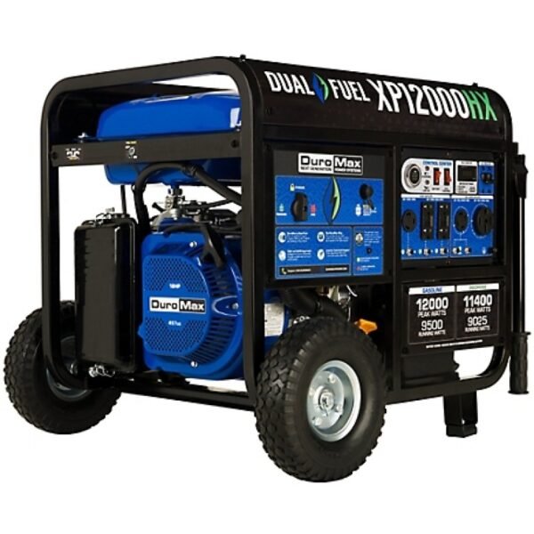 DuroMax 9500 Watt Dual Fuel Portable Generator with CO Alert