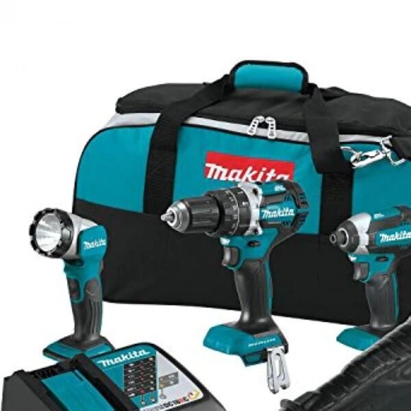 Makita XT447T 18V LXT Lithium Ion Brushless Cordless 4 Piece Combo Kit