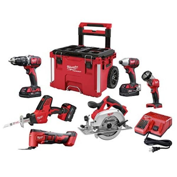 Milwaukee 269726PO M18 6 Tool PACKOUT Combo Kit