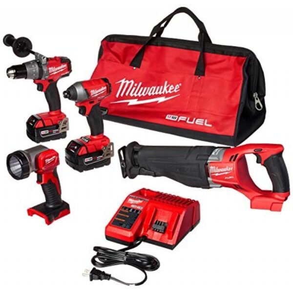 Milwaukee M18 Fuel 4 Tool Combo Kit 289624